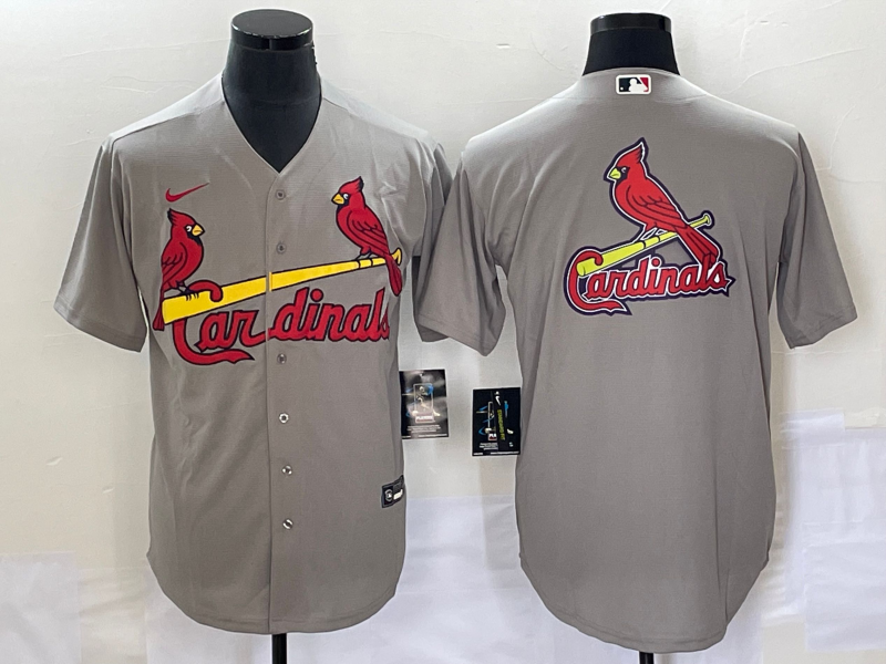 Men's St. Louis Cardinals Gray Alternate Team Jersey